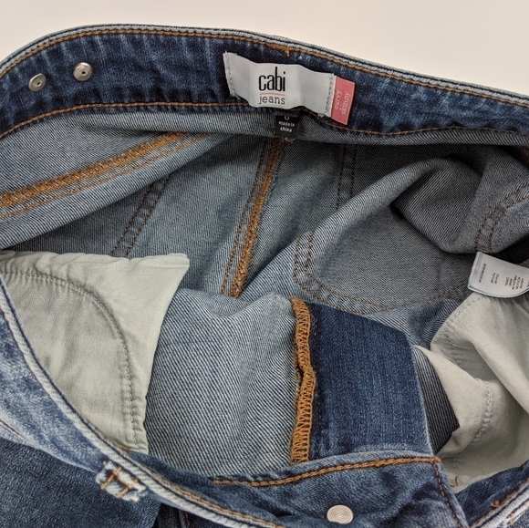 Cabi Jeans Womens Distressed Curvy Skinny Sz 6 - Picture 10 of 10